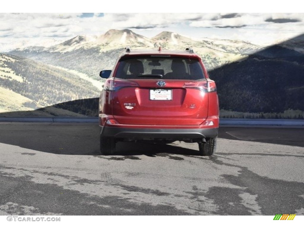 2018 RAV4 LE AWD - Ruby Flare Pearl / Black photo #4