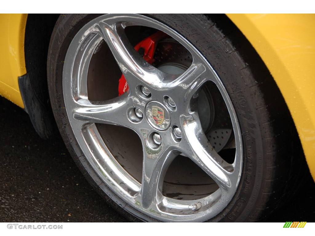 2008 Cayman S - Speed Yellow / Black photo #24