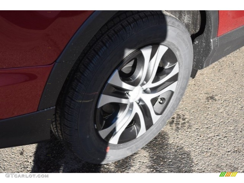 2018 RAV4 LE AWD - Ruby Flare Pearl / Black photo #9
