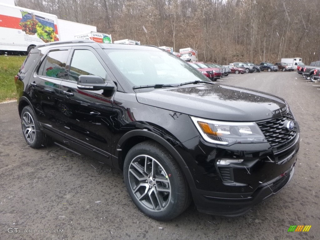 Shadow Black 2018 Ford Explorer Sport 4WD Exterior Photo #124284798