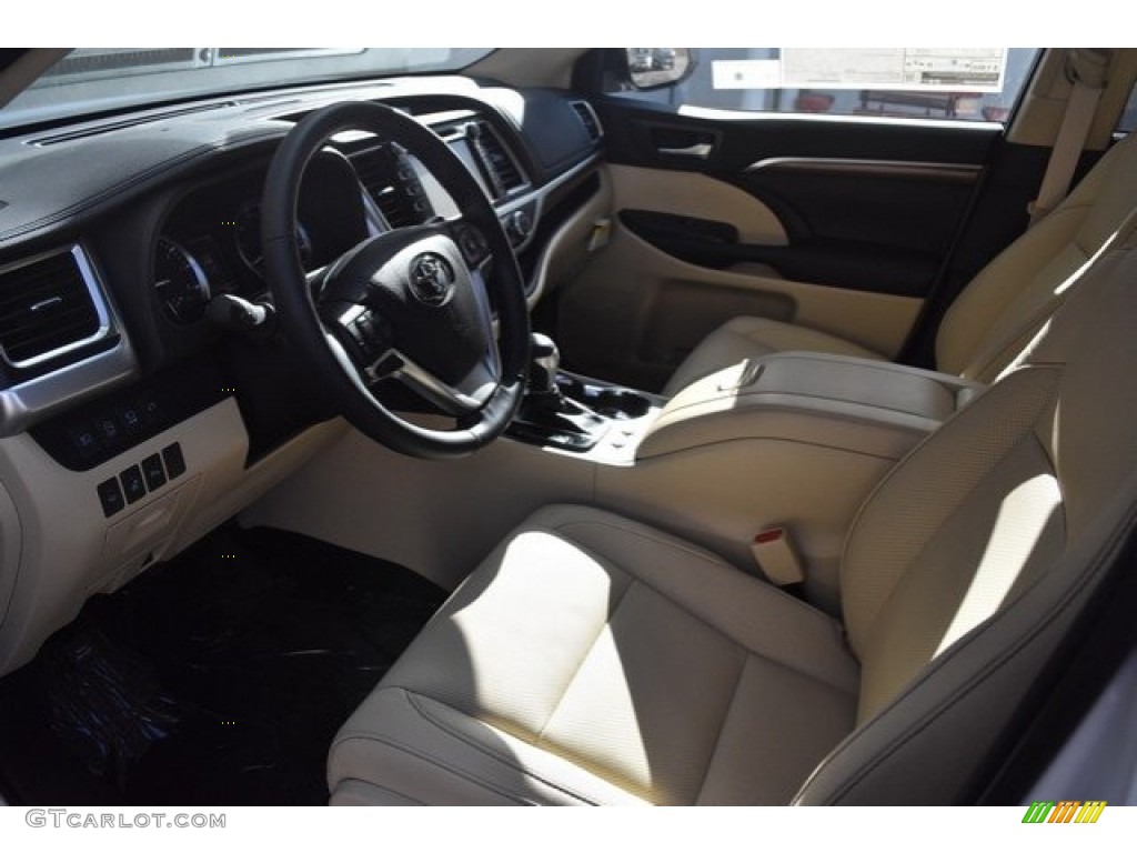 2018 Highlander Limited AWD - Blizzard White Pearl / Almond photo #5