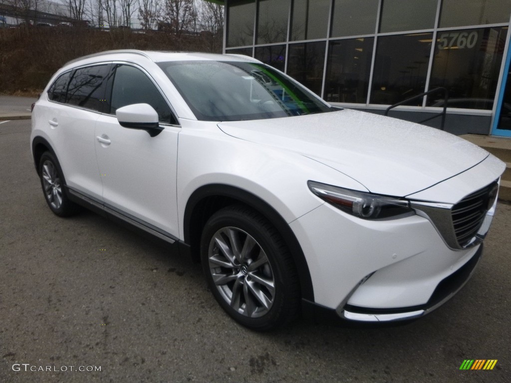 Snowflake White Pearl Mica 2018 Mazda CX-9 Signature AWD Exterior Photo #124286805