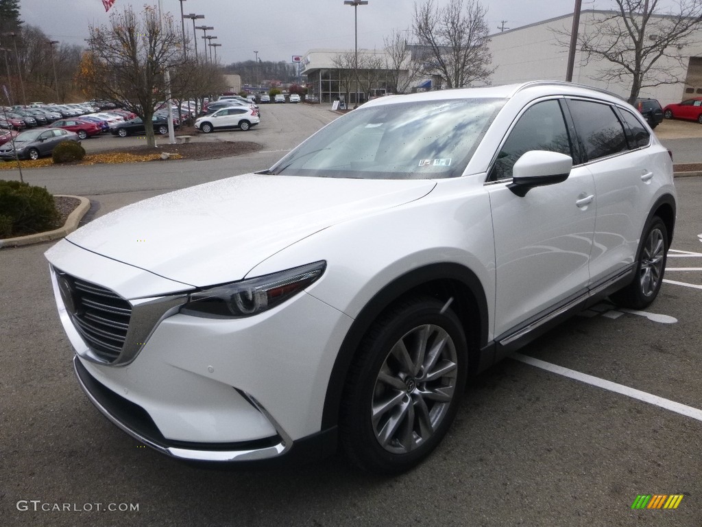 Snowflake White Pearl Mica 2018 Mazda CX-9 Signature AWD Exterior Photo #124286859