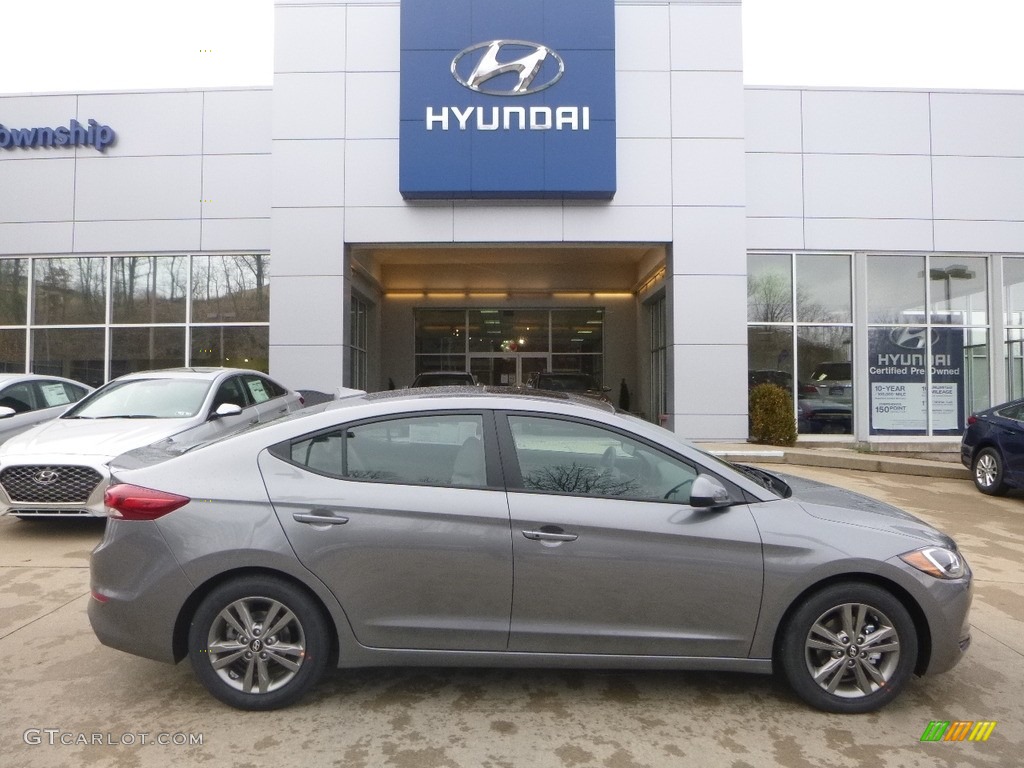 Galactic Gray Hyundai Elantra