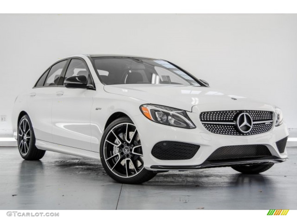 Polar White 2018 Mercedes-Benz C 43 AMG 4Matic Sedan Exterior Photo #124288005