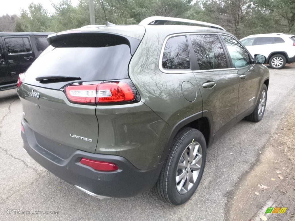2018 Cherokee Limited 4x4 - Olive Green Pearl / Black photo #5
