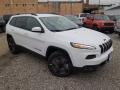 2018 Bright White Jeep Cherokee Latitude 4x4  photo #2