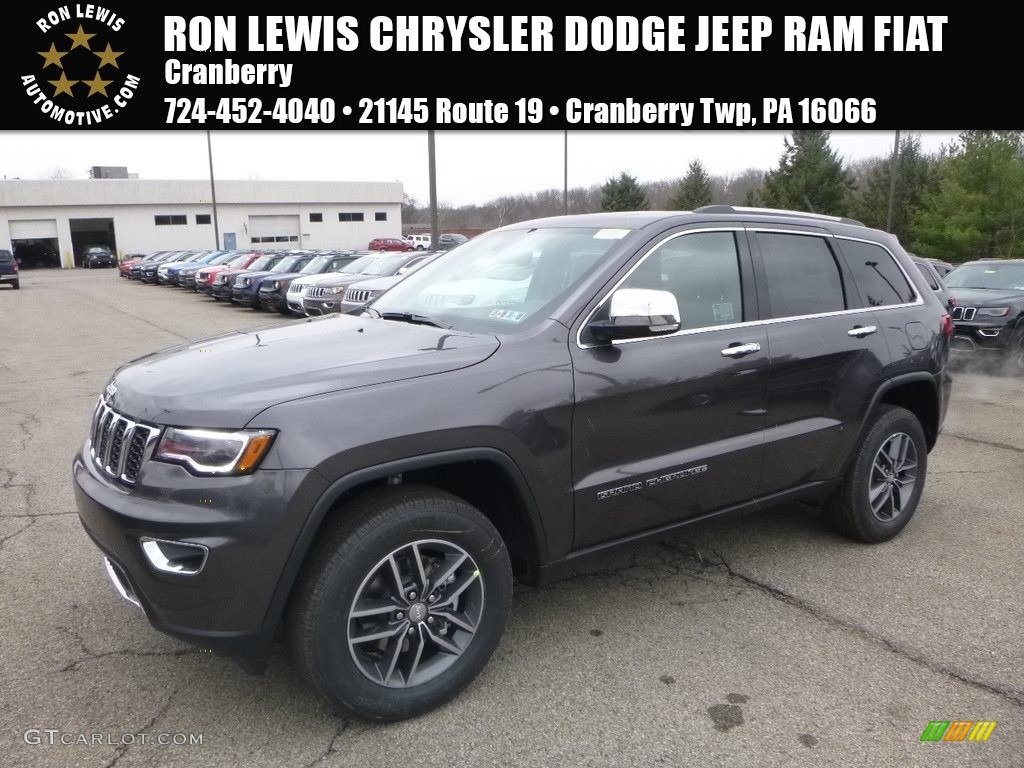 2018 Grand Cherokee Limited 4x4 - Granite Crystal Metallic / Black photo #1