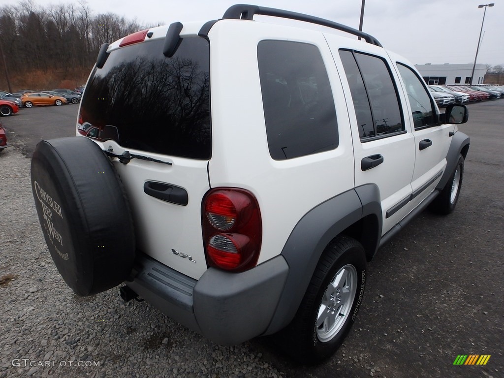 2005 Liberty Sport 4x4 - Stone White / Medium Slate Gray photo #4