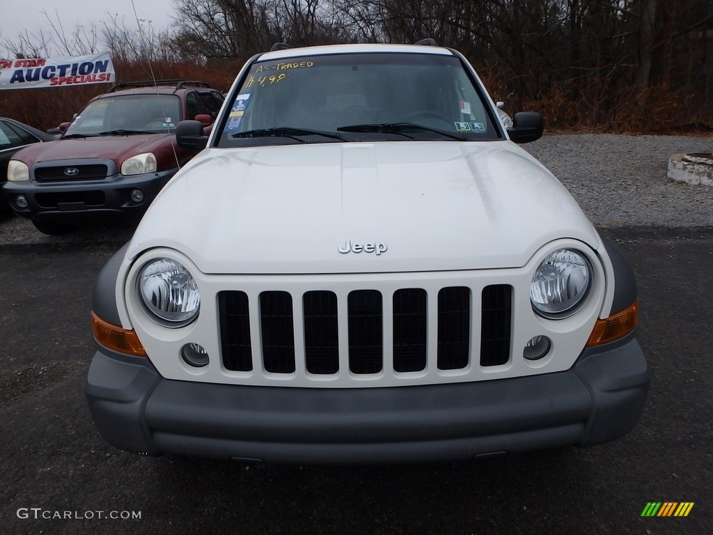 2005 Liberty Sport 4x4 - Stone White / Medium Slate Gray photo #6