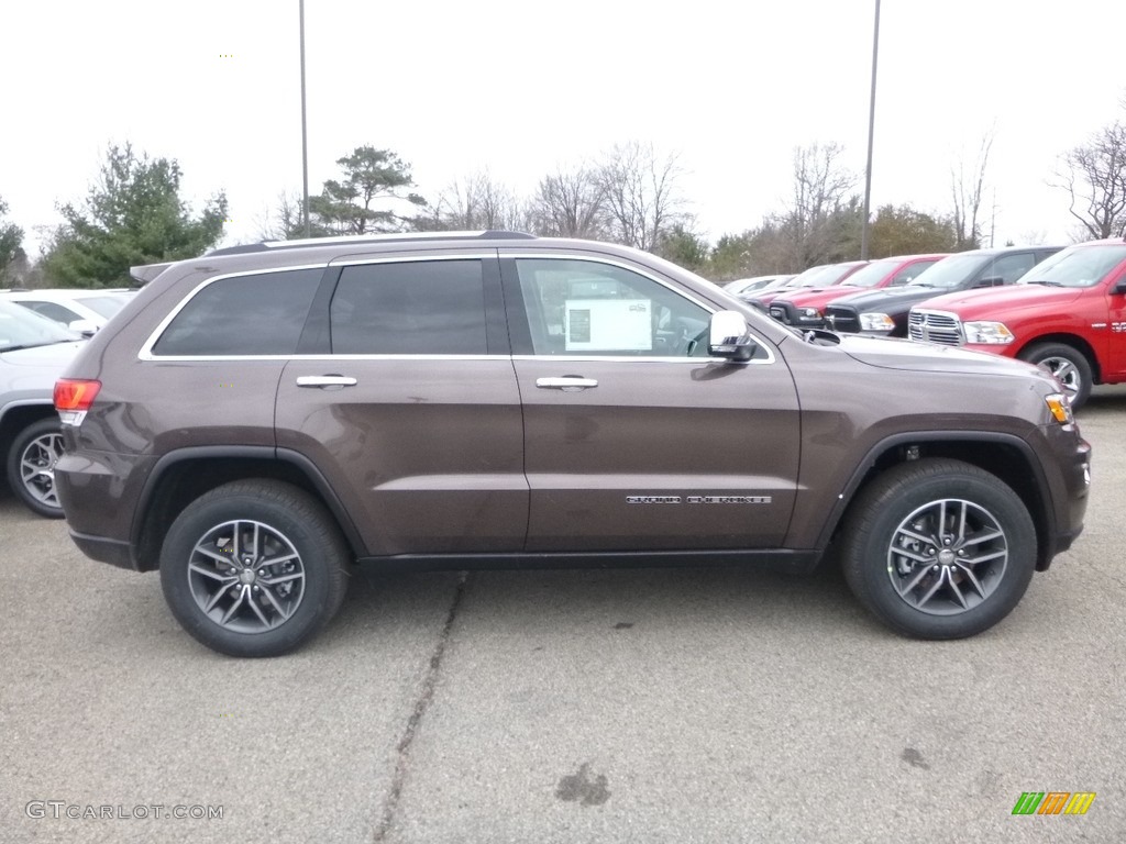 Walnut Brown Metallic 2018 Jeep Grand Cherokee Limited 4x4 Exterior Photo #124290177