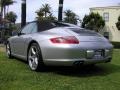 2007 Arctic Silver Metallic Porsche 911 Carrera S Cabriolet  photo #9