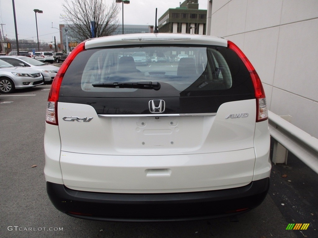 2014 CR-V LX AWD - White Diamond Pearl / Gray photo #4