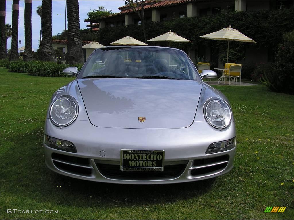 2007 911 Carrera S Cabriolet - Arctic Silver Metallic / Black photo #21