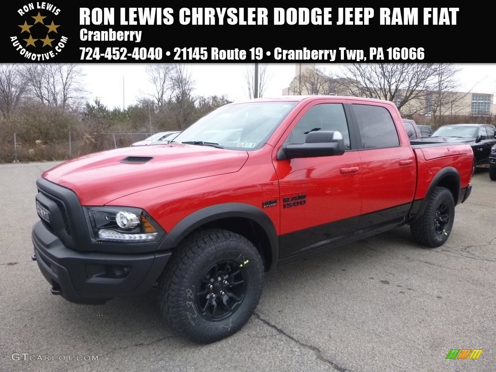 2018 1500 Rebel Crew Cab 4x4 - Flame Red / Black photo #1