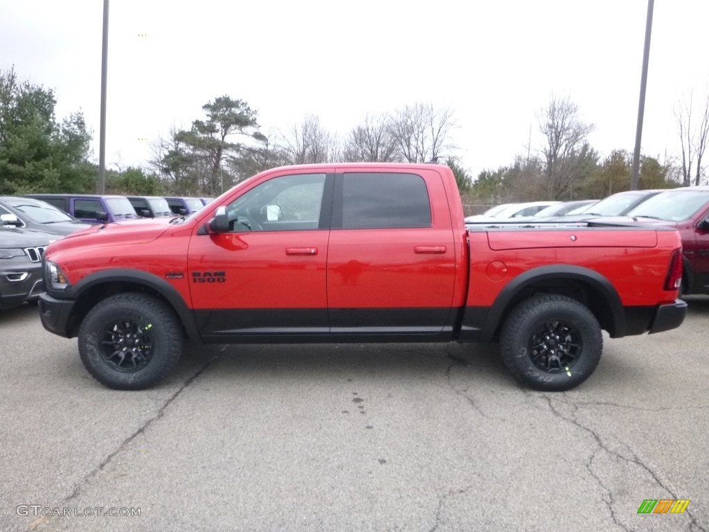2018 1500 Rebel Crew Cab 4x4 - Flame Red / Black photo #2