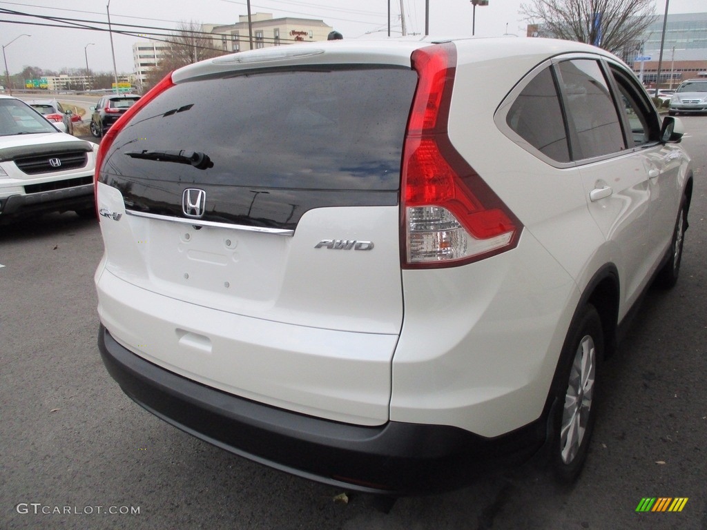 2014 CR-V EX AWD - White Diamond Pearl / Beige photo #5