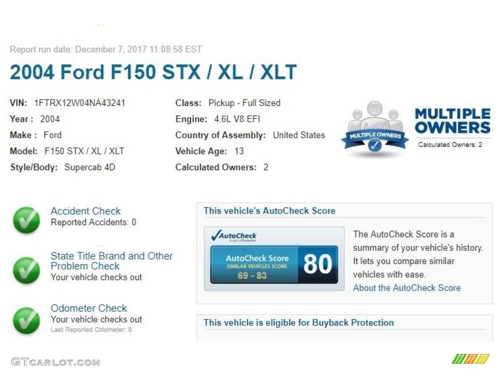 2004 F150 XLT SuperCab - Oxford White / Medium/Dark Flint photo #2