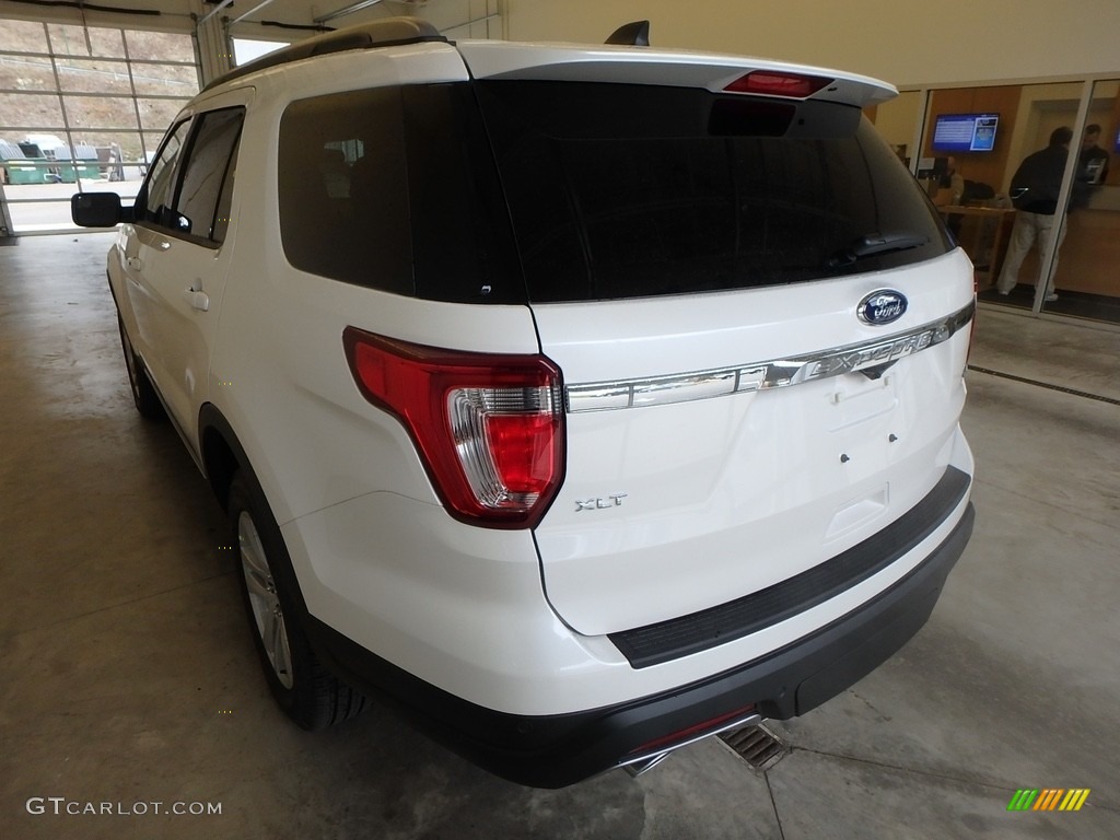 2018 Explorer XLT 4WD - White Platinum / Ebony Black photo #3