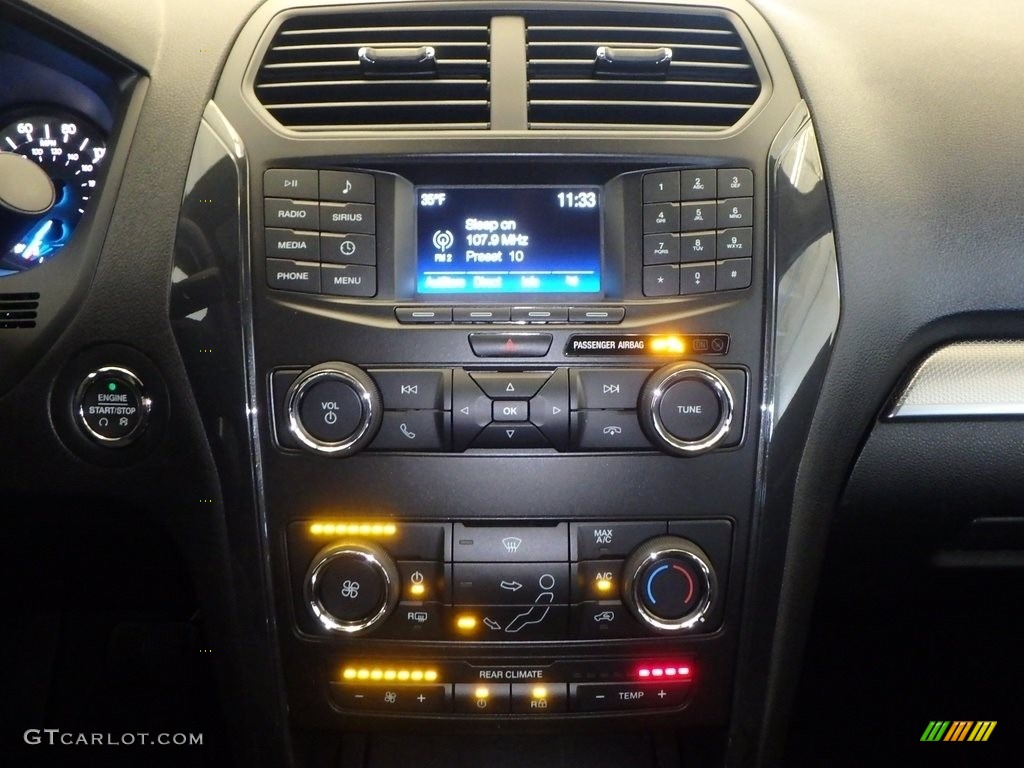 2018 Explorer XLT 4WD - White Platinum / Ebony Black photo #13
