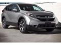 2018 Lunar Silver Metallic Honda CR-V EX  photo #1