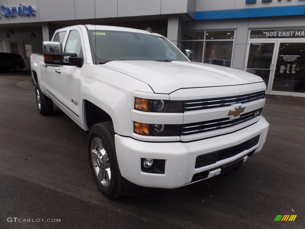 2018 Silverado 2500HD LT Crew Cab 4x4 - Summit White / Jet Black photo #2