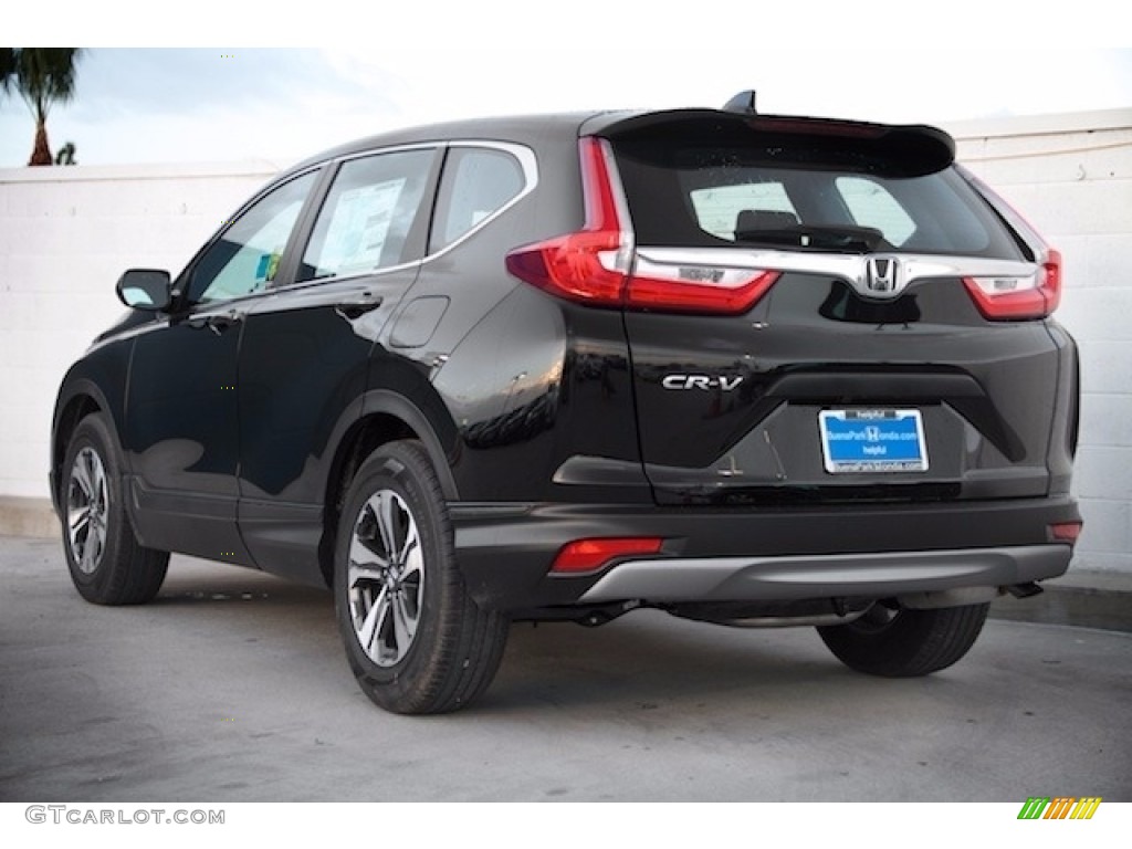 2018 CR-V LX - Crystal Black Pearl / Black photo #2