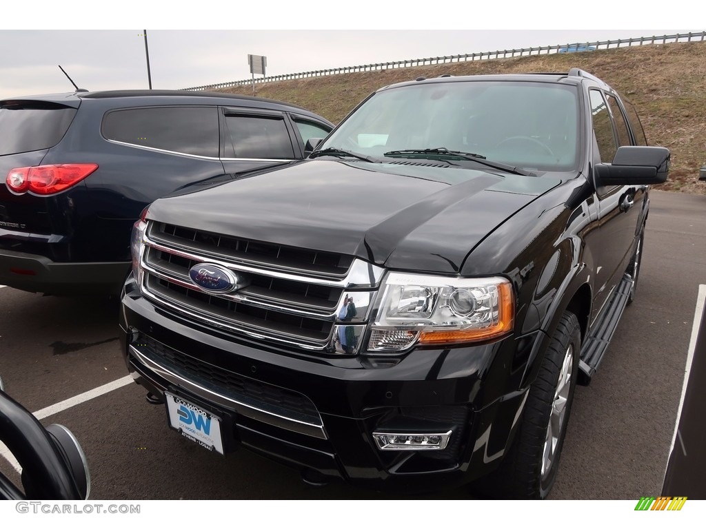 2016 Expedition Limited 4x4 - Shadow Black Metallic / Ebony photo #3