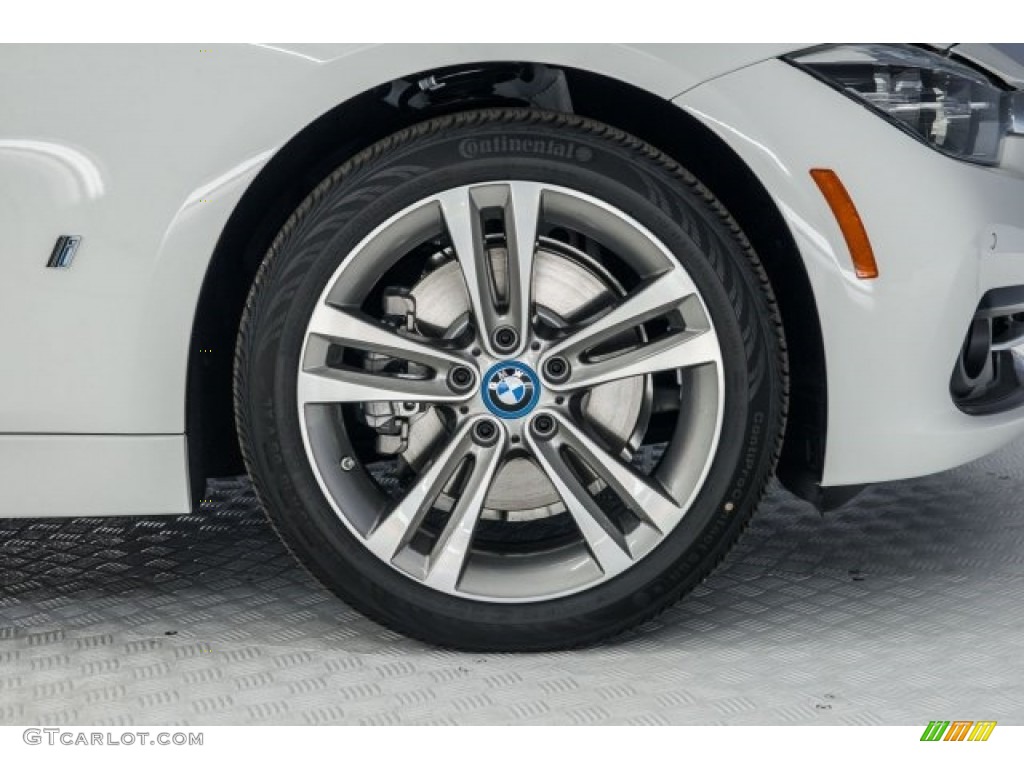 2018 3 Series 330e iPerformance Sedan - Alpine White / Black photo #9