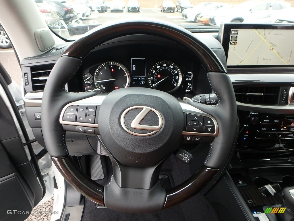 2018 Lexus LX 570 Cabernet Steering Wheel Photo #124297284
