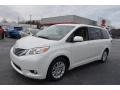 2016 Blizzard Pearl Toyota Sienna XLE  photo #7