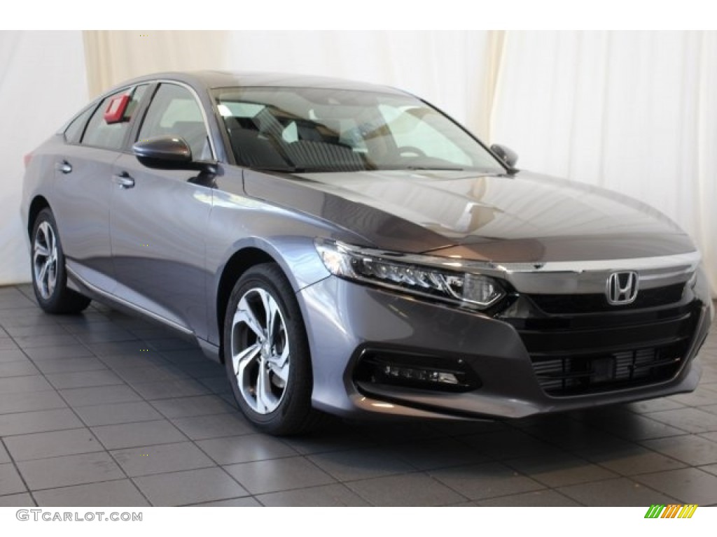 Modern Steel Metallic 2018 Honda Accord EX-L Sedan Exterior Photo #124301775