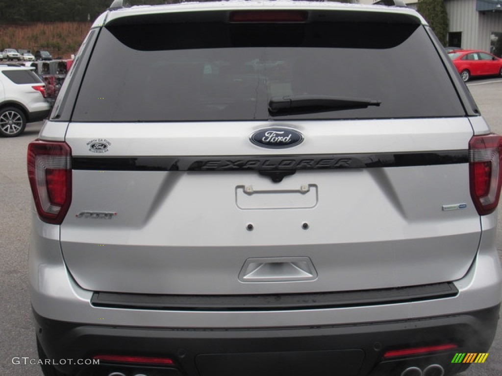 2018 Explorer Sport 4WD - Ingot Silver / Ebony Black photo #4