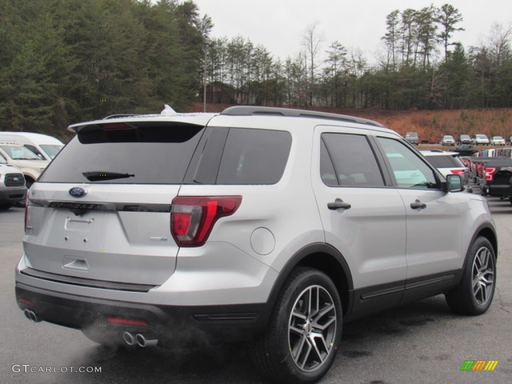 2018 Explorer Sport 4WD - Ingot Silver / Ebony Black photo #5