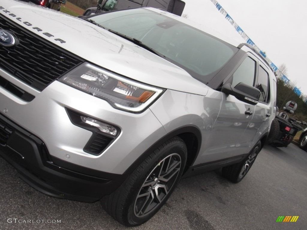 2018 Explorer Sport 4WD - Ingot Silver / Ebony Black photo #33