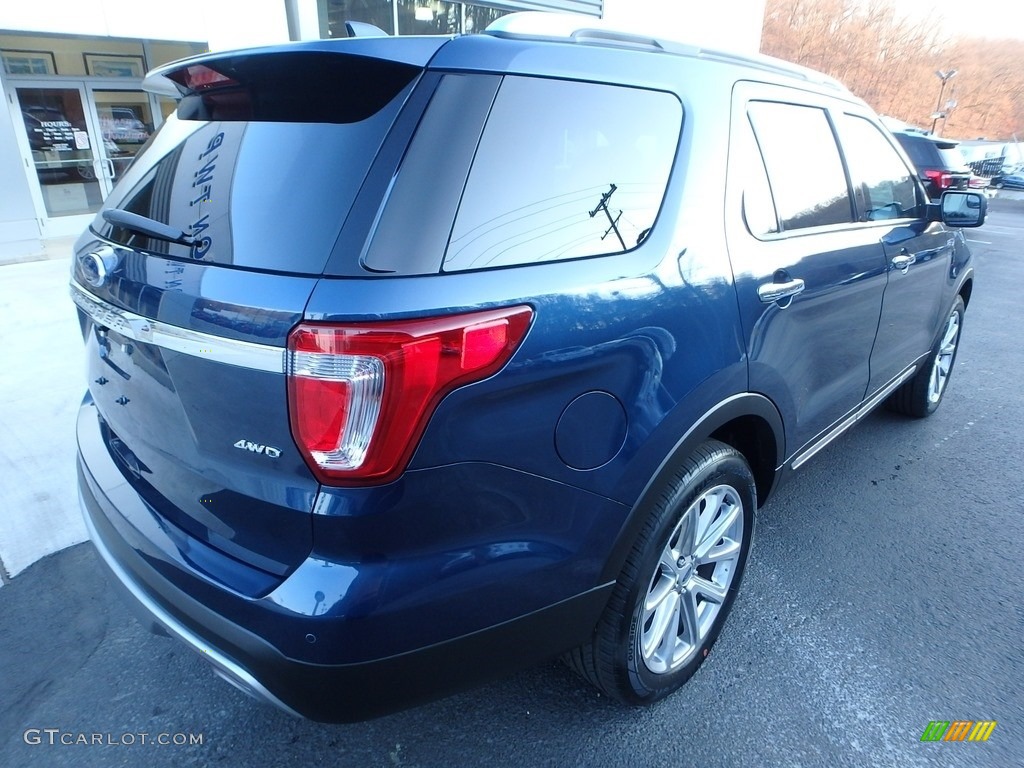 2017 Explorer Limited 4WD - Blue Jeans / Ebony Black photo #2