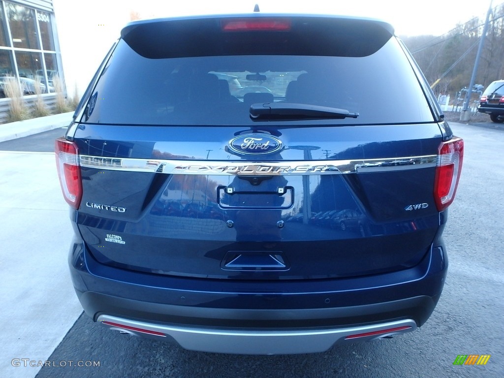 2017 Explorer Limited 4WD - Blue Jeans / Ebony Black photo #3