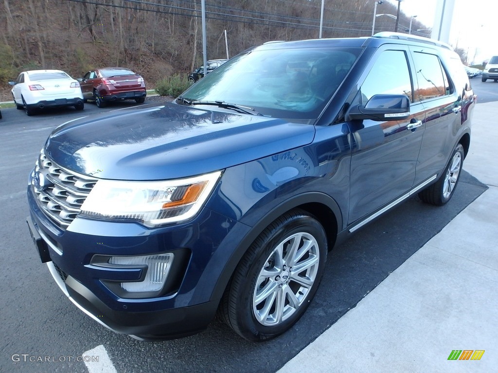 2017 Explorer Limited 4WD - Blue Jeans / Ebony Black photo #7