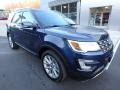 2017 Blue Jeans Ford Explorer Limited 4WD  photo #9