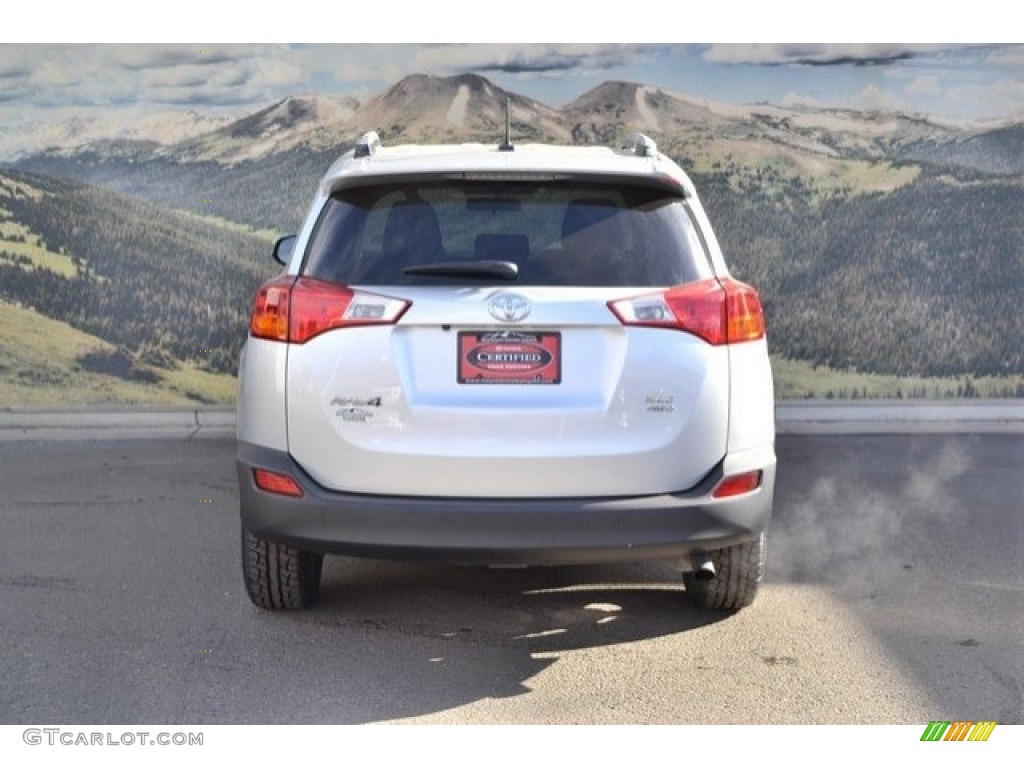 2015 RAV4 XLE - Classic Silver Metallic / Black photo #9