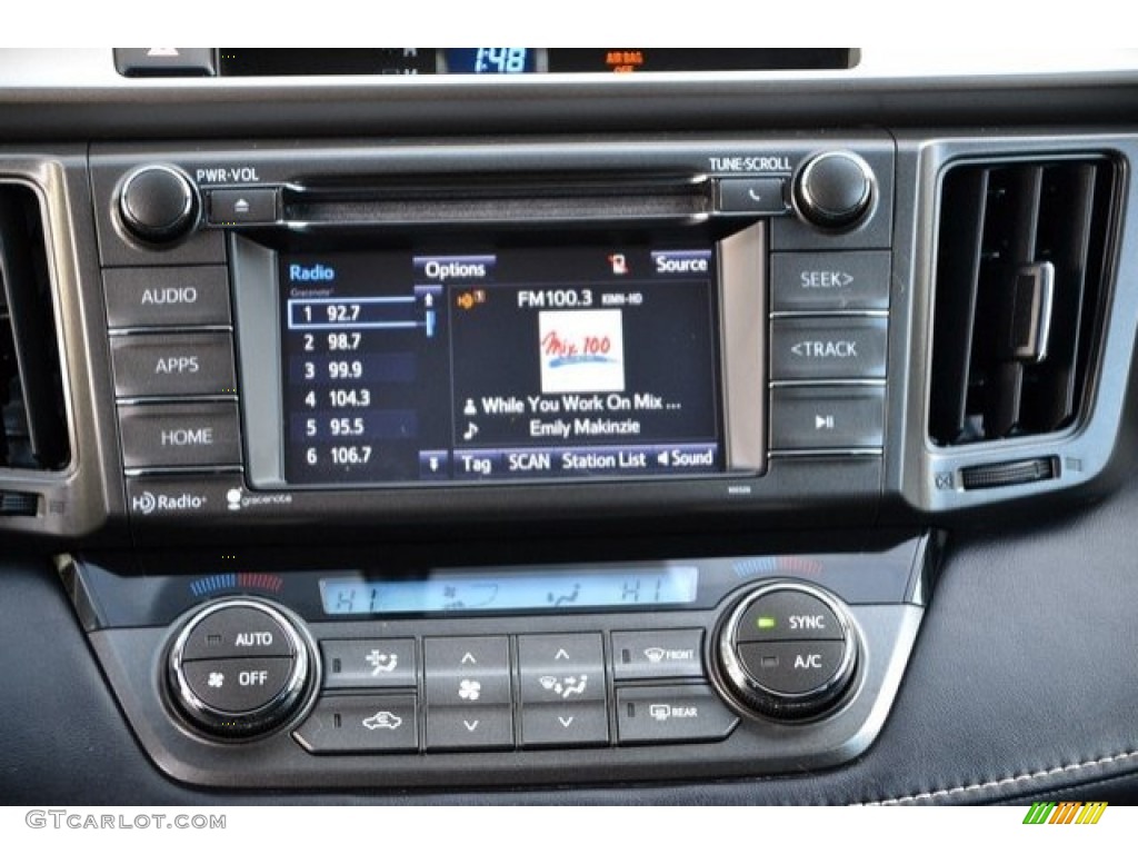 2015 RAV4 XLE - Classic Silver Metallic / Black photo #16