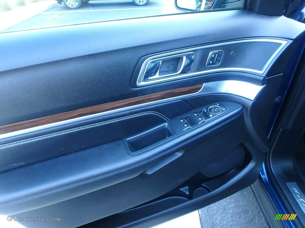 2017 Explorer Limited 4WD - Blue Jeans / Ebony Black photo #19