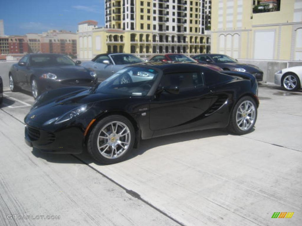 2008 Elise SC Supercharged - Starlight Black / Biscuit photo #1