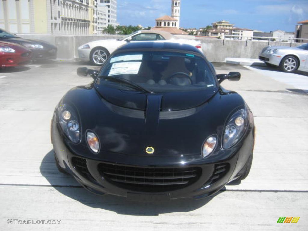 2008 Elise SC Supercharged - Starlight Black / Biscuit photo #2