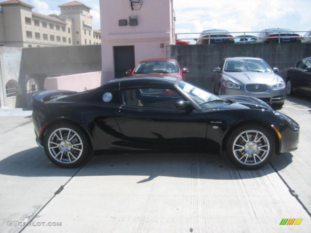 2008 Elise SC Supercharged - Starlight Black / Biscuit photo #3