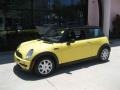 2003 Liquid Yellow Mini Cooper Hardtop  photo #1