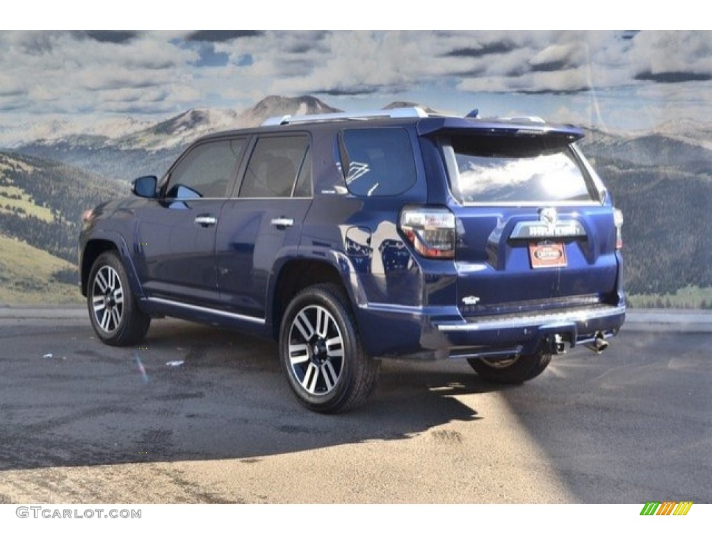 2015 4Runner Limited 4x4 - Nautical Blue Metallic / Black photo #8