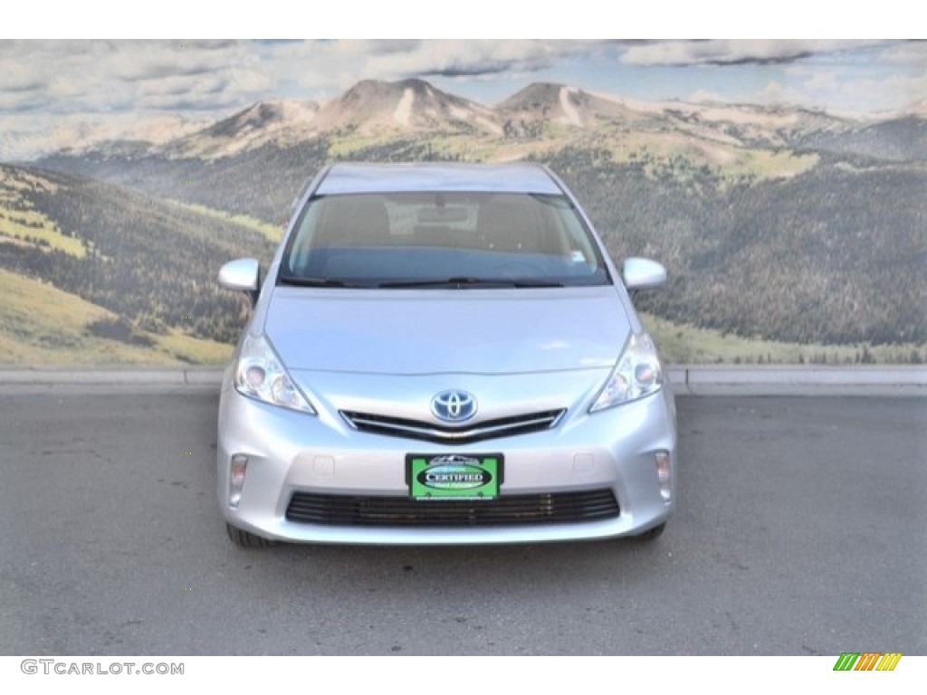 2013 Prius v Two Hybrid - Classic Silver Metallic / Misty Gray photo #4