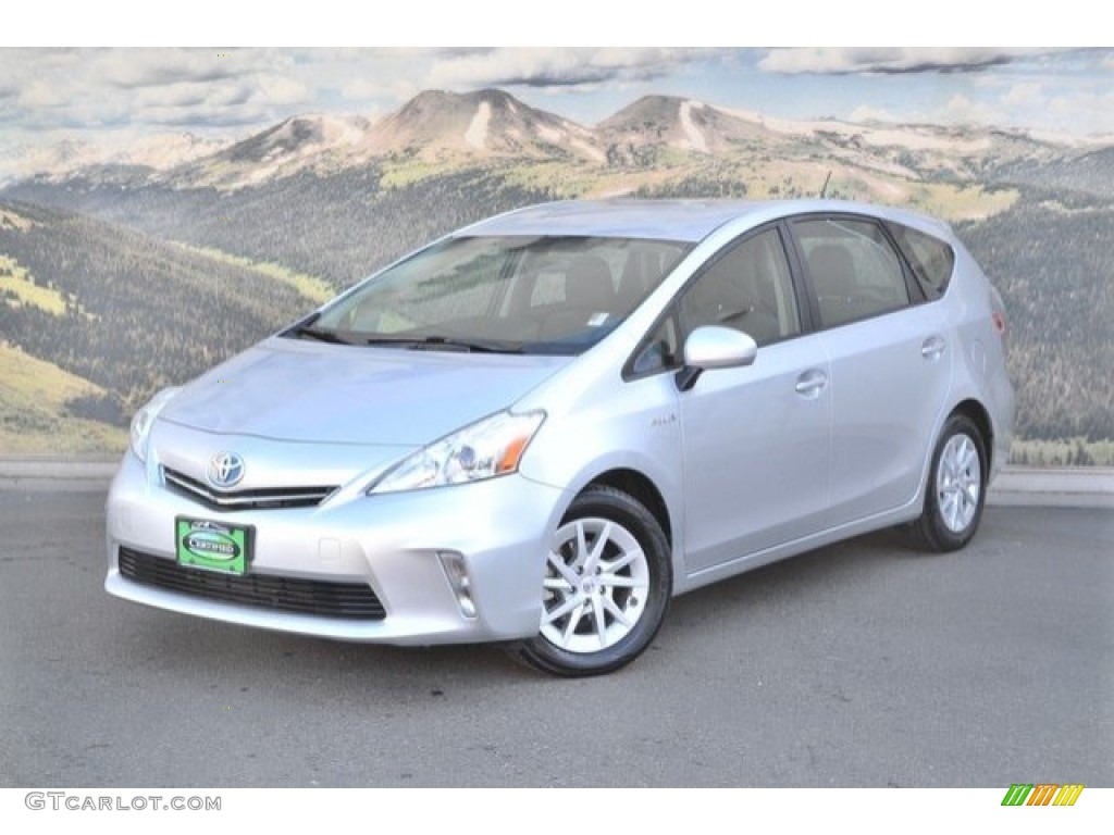 2013 Prius v Two Hybrid - Classic Silver Metallic / Misty Gray photo #5