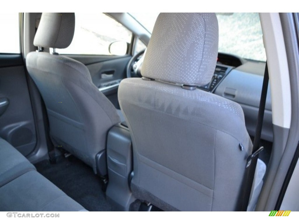 2013 Prius v Two Hybrid - Classic Silver Metallic / Misty Gray photo #20